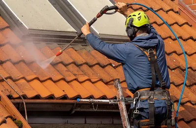 Démoussage et hydrofuge de toiture à Aydie